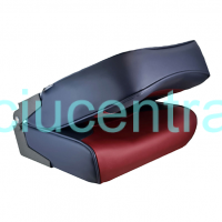 Sulenkiama sėdynė RUNOS su paminkštinimais DELUXE mėlynos/raudonos sp.